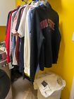 MENS VINTAGE CLOTHING LOT 27 :hoodie polo sport formal 80s 90s 2YK M/L