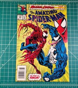 Amazing Spider-Man #378 (1992) Newsstand Carnage Vs. Venom Marvel Comics VF-