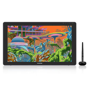 HUION KAMVAS 22 Plus Graphics Drawing Tablet Display QD LCD Screen 140% s RGB