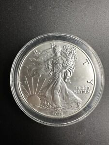 2019 Walking Liberty American Eagle One Dollar 1 Oz. Fine Silver Coin - Uncirc