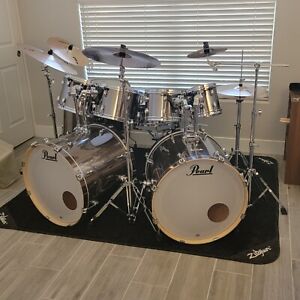 Pearl Export 8 pc drum set with Zildjian cymbals