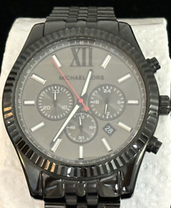 Michael Kors Men 45mm Black Lexington Chronograph Bracelet Watch! (MK8320