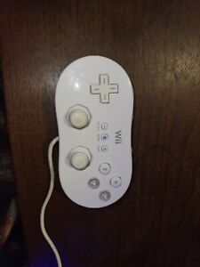 Nintendo Wii Classic Controller Gamepad White RVL-005 Tested
