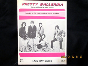 New ListingLEFT BANKE Pretty Ballerina Sheet Music  Rock Teen Pop 1967