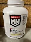 Muscle Milk Gainer Protein Powder, Vanilla Creme, 32g Protein, 5 Pound  BB:4/24