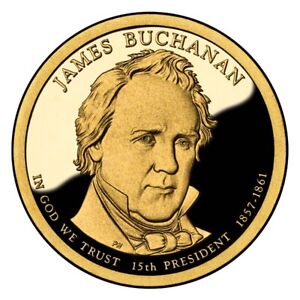 2010 S James Buchanan Presidential Proof Dollar