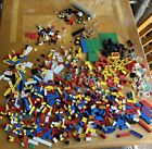 VTG 80s Lego Lot Loose Bricks, Parts, Baseplates, Tires RANDOM pieces 3.6 Lbs