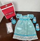 American Girl 🩵 CAROLINE ABBOTT PARTY GOWN New in Box Turquoise Blue Dress