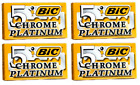 20 Blades BIC Chrome Platinum Double Edge Safety Razor Blades