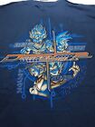Vintage Rare NWT 2001 Dragon Ball Z®   Saiyan Tech Men's Shirt XXL Beach Blue