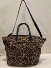Victoria's Secret Tote Bag Handbag Supermodel Essentials Leopard