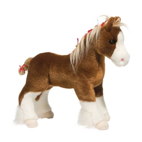 SAMSON the Plush CLYDESDALE Horse Stuffed Animal - by Douglas Cuddle Toys - #294
