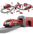 Fire Train Set For Kids Ages 4 And Up 66 Pieces, Train Track, Fire Set