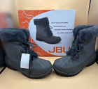 NEW JBU Women's Colorado Cozy Faux Fur Lined Snow Boots Dark Grey Size 8