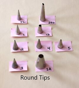 Wilton Decorating Tips USED Asstd Sizes READ Cake Icing Decoration Tip Nozzle