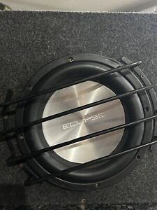 Eclipse by Fujitsu Ten 88100 DVC 3Ω Subwoofer in Sealed Factory Spec Sub Box SQ!