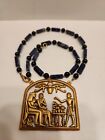 Rare Vintage Museum of Fine Arts SIGNED MFA Necklace Pendant Egyptian Revival