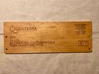 1 Rare Wine Wood Panel Quintessa Napa Valley Vintage CRATE BOX SIDE 4/24 1286
