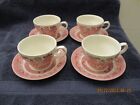 (5) Churchill Willow Rosa Pink Red Made In ENGLAND Cup & Saucer