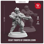 Crimson Legion Heavy Trooper Artel W Commissar's Militarum Traitoris Kill Team