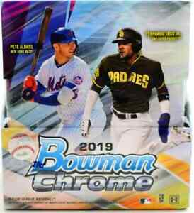 2019 Bowman Chrome Baseball Factory Sealed Hobby Box