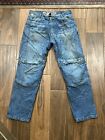 RED ROUTE Jeans Sz 36 X 32 003 BLUE MOTORCYCLE Riding TROUSERS No Pads London