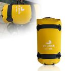 40L Yellow Motorcycle Luggage Tail Roll Pack Bag Waterproof Travel Saddle Bag