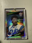 2001 Topps Archives Reserve Eric Dickerson Rookie Reprint Autograph Auto Card !!