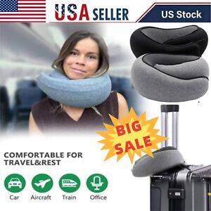 Wander Plus Travel Pillow Neck Pillow Memory Foam for Airplanes Pillow Cozy Soft