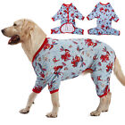 LovinPet Large Dog Clothes Girl 65% Cotton Post Sugery Sleep Warm Dog Surgery