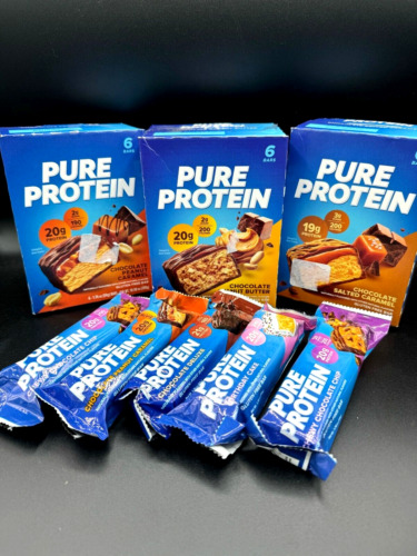 50 Assorted Flavor -  PURE PROTEIN - 20g Protein Bars - Gluten Free