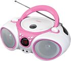 Jensen CD490PW Limited Edition 490 Portable Sport Stereo CD Player Pink