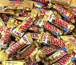 TWIX-BITE SIZE Caramel CHOCOLATE Cookie-BULK VALUE BAG IN POUNDS! PICK YOURS NOW