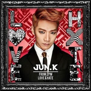 2PM JUN. K - [LOVE & HATE] Japanese Album CD + Photo Book K-POP Sealed Jun K JYP