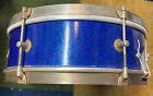 Vintage 60's Blue Sparkle Snare Drum 14”