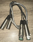 Switchcraft 2-XLR Male to 2-XLR Female Audio DJ Cable 3ft