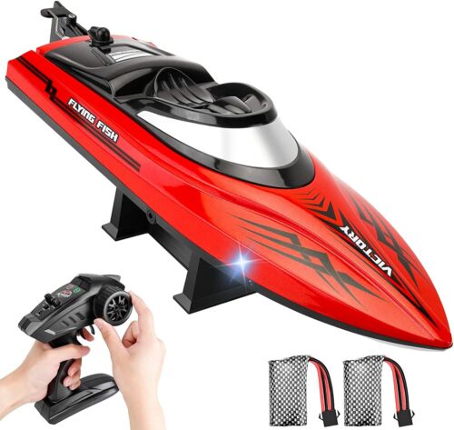 Racing Boat 20+ MPH High Speed RC Boats 2.4Ghz Radio Controlled Watercraft