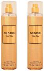 *PACK OF 2* GOLD RUSH by Paris Hilton for Women Body Fragrance Mist Spray 8.0 oz