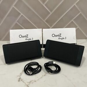 (2-Pack Lot) OontZ Angle 3 Portable Wireless Bluetooth Speaker IPX5 - Black