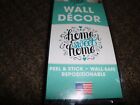 home sweet home WALL DECOR peel and stick decals,  New