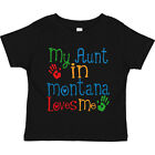 Inktastic My Aunt In Montana Loves Me Toddler T-Shirt From Auntie Childs Girl