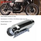 12'' Shorty Muffler Pipe Exhaust For Suzuki Honda Kawasaki Yamaha Harley Cafe (For: BSA)