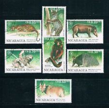 Nicaragua Animals Central America Jungle Fauna Wild Animals rare set 1990