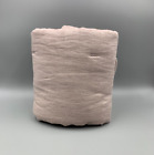 Pottery Barn Belgian Flax Linen Comforter Sham Smoky Quartz Pink King #H694