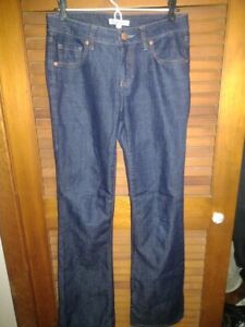 cabi jeans size 2, medium blue denim wash, dressier feel, nice!