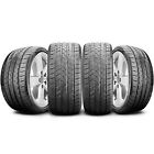 4 New Lionhart LH-FIVE 2x 255/40R18 99W XL 2x 285/35R18 ZR 101W XL AS UHP Tires