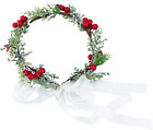 Berry Headbands Christmas Wreath Headband Winter Flower Crown Bridal Floral Crow