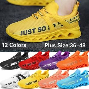 Men's Athletic Sneakers Sports Running Walking Casual Tennis Non-slip Shoes Gym