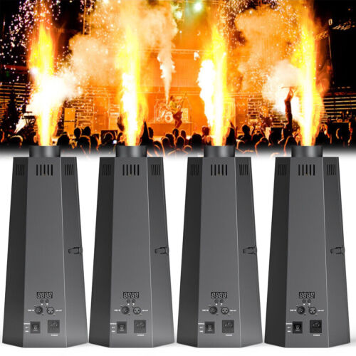 4pcs 200W Fire Thrower Stage Flame Projector Effect Machine Disco Party Concert