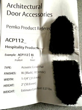 Pemko ACP112 Hospitality Black Acoustic Corner Pad